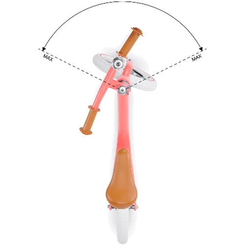 Беговел Kinderkraft Rapid Magic Coral (KKRRAPICRL0000): Цвет розовый