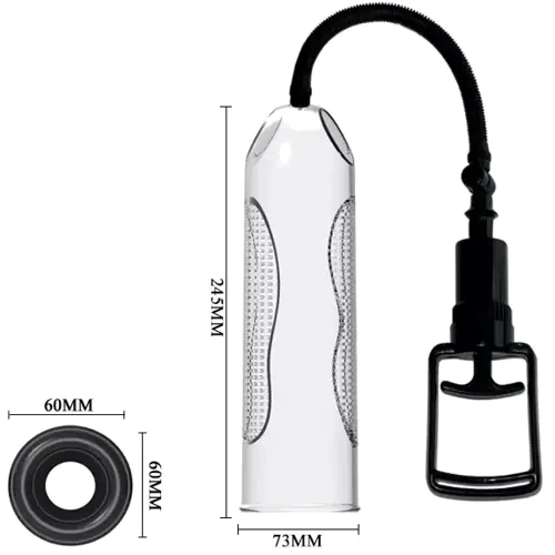 Вакуумная помпа с вибростимуляцией LYBAILE - Penis Enlargement System 9,8'' Vibration (BM-010066B)