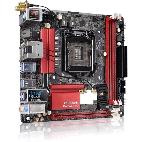 ASROCK FATAL1TY Z170 GAMING-ITX/AC: Разъемы на задней панели USB 3.1 Gen 2, USB 3.0 (USB 3.1 Gen 1)