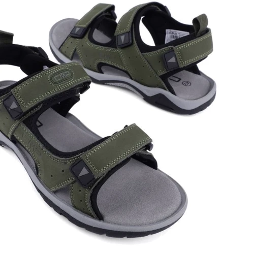 Сандалии CMP Almaak Hiking Sandal (38Q9947-02PD) 43 (44) зеленые натуральный нубук лето фото 4