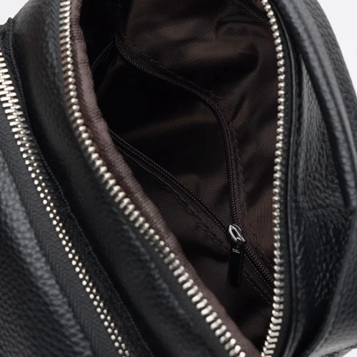 Мужская сумка через плечо Keizer черная (K182005bl-black): Тип ручки Плечевой ремень