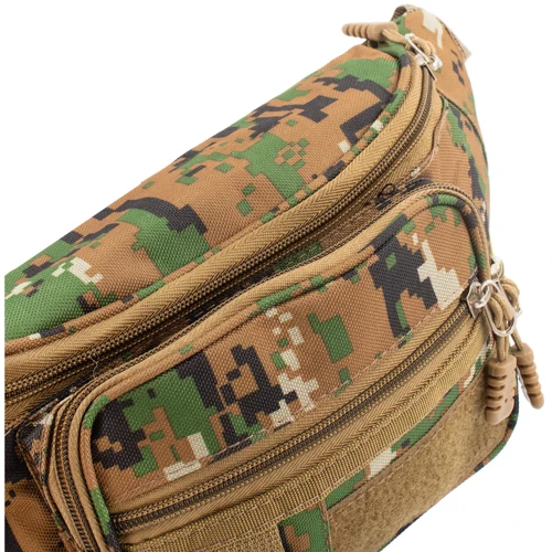 Чоловіча поясна сумка Valiria Fashion хакі (5DETBP8102-10): Застібка Молния