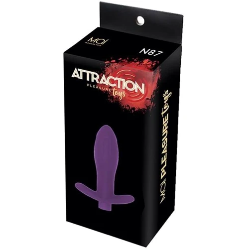 Анальная пробка с вибрацией MAI Attraction Toys №87 Purple
