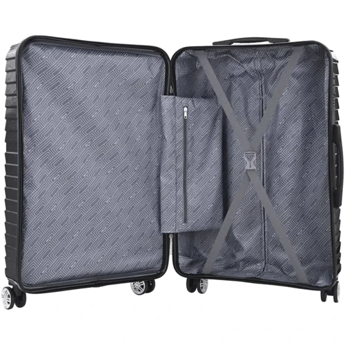 Чемодан Semi Line 24" (M) Black (T5765-2): Тип ручки Телескопическая ручка, Короткая ручка