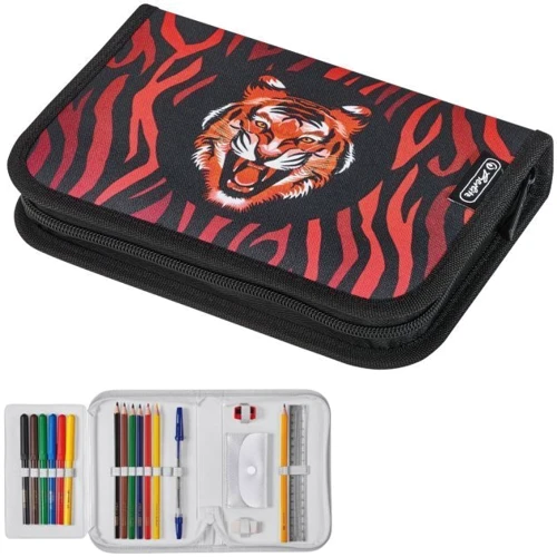 Пенал с наполнением Herlitz Tiger Тигр 19 пр. (50032907T)