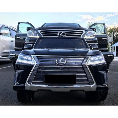 Электромобиль Kidsauto Двухместный Lexus LX-570 (4WD, МР4 планшет) black (DK-LX570black ): Материал колес EVA