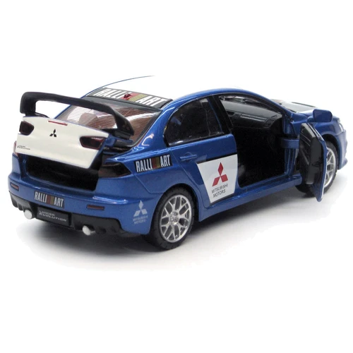Машинка металева Автопром Mitsubishi Lancer Evolution синя (68410): Вид Автомобили