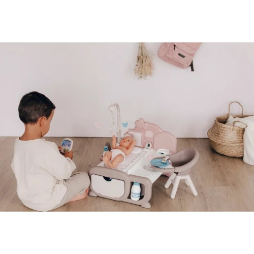 Ігровий центр Smoby Toys Baby Nurse Дитяча кімната зі звуковими ефектами, з пупсом та аксесуарами (220375) фото 10