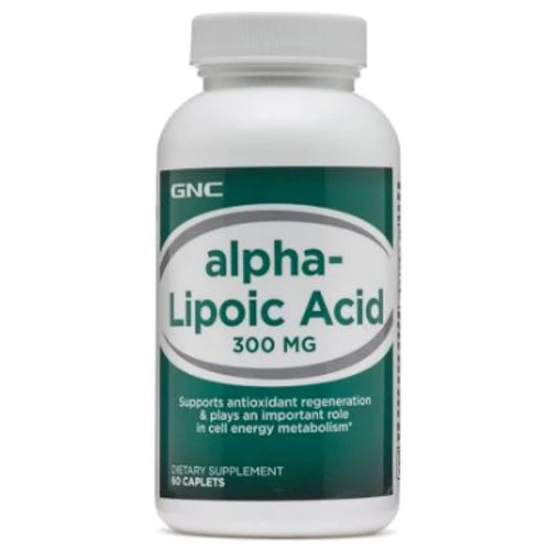 GNC Alpha-Lipoic Acid Альфа липоевая кислота 300 мг 60 капсул