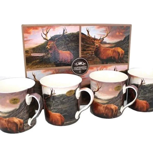 Набор кружек Carmani 4шт Олени 350 ml (710-3096): Производитель Carmani
