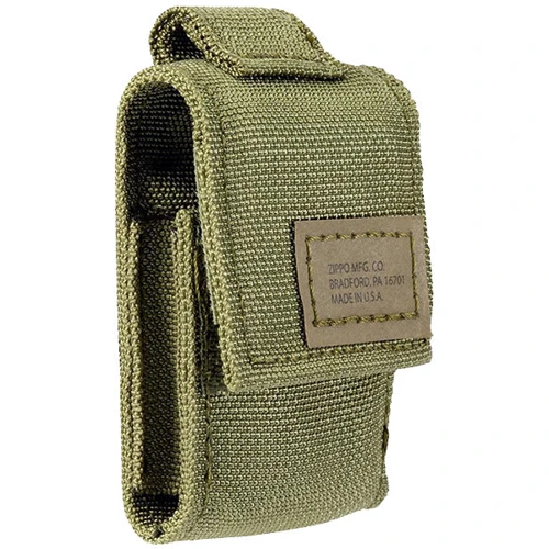 Зажигалка Zippo 236 Blk Crackle Ltr Tactical Pouch OD Green GS (49400) фото 4