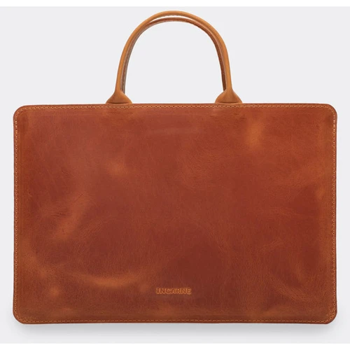 INCARNE Handmade with handles Stem Cognac for MacBook Pro 14" M3 | M2 | M1
