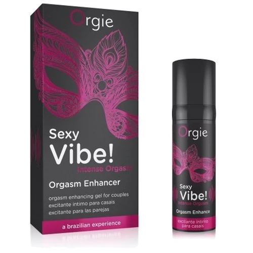 Жидкий вибратор Orgie Sexy Vibe! Intense Orgasm, 15 мл, тепло-холод, очень мощный