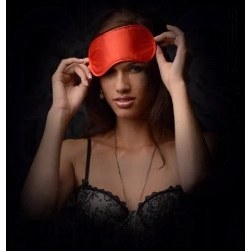 Le Boheme Satin Blindfold - маска на глаза, красный
