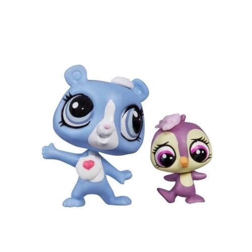 Ігрова фігрука Hasbro, Littlest Pet Shop Тваринка і її малюк Tundra Marchand і Flip Flurry (A7313-2)
