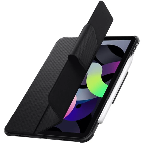 Аксесуар для iPad Spigen Core Armor Black (ACS02642) for iPad Air 2020: Особливості Стильний зовнішній вигляд, Складається в підставку, Приємний на дотик, Надійний захист від подряпин і забруднень, захист спереду, ззаду та в кутах