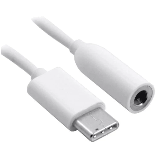 Адаптер Huawei Adapter USB-C to Mini-jack 3.5 CM20 9cm White (55030086): Интерфейс подключения USB-C