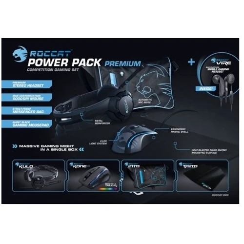 Комплект дротовий Roccat PowerPack Premium Competition Gaming Set (ROC-16-171) фото 8