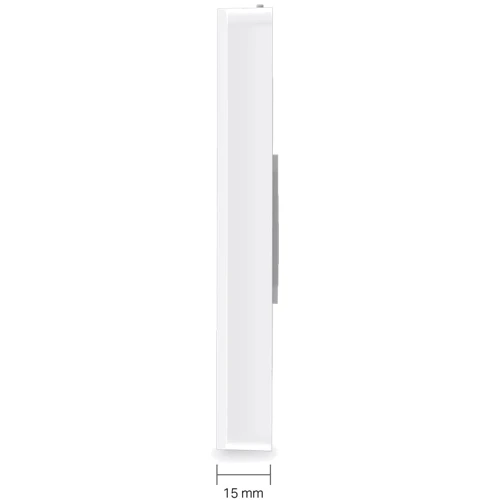 Точка доступа WiFi TP-Link EAP615-Wall: Максимальная скорость 1201(5GHz), 574(2,4GHz) Мбит/с