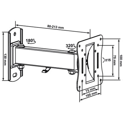 Кронштейн для ТБ Walfix R-261B