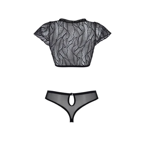 Комплект ECO Passion LEAFA BIKINI black L/XL