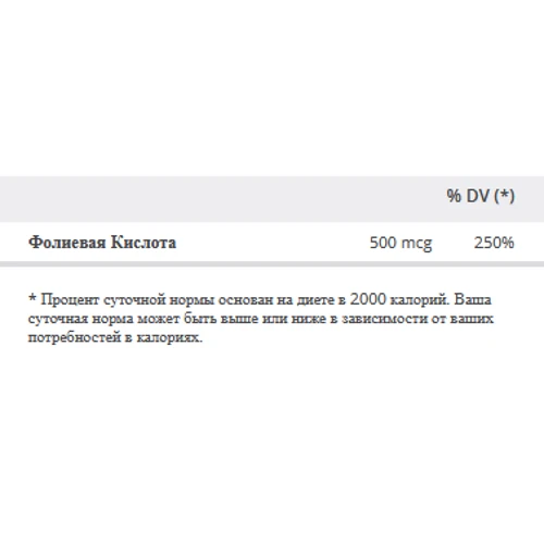 Prozis Folic Acid - Vitamin B9 500 mcg 60 caps: Форма выпуска Капсулы