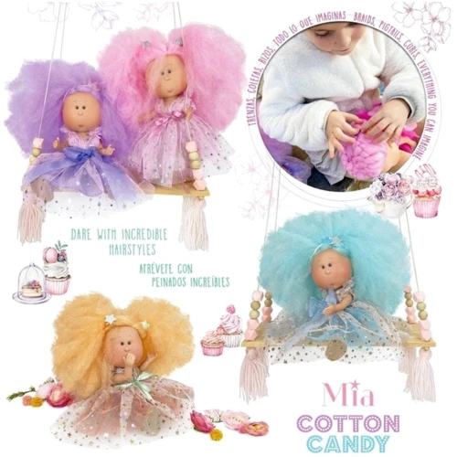 Кукла Nines d'Onil MIA COTTON CANDY 30см голубая (1103): Возраст от 3 лет