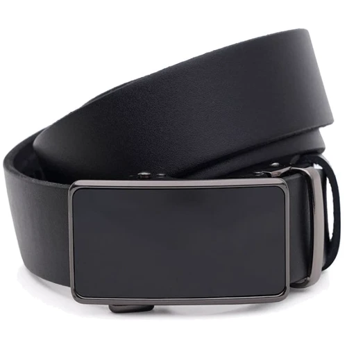 Чоловічий ремінь Borsa Leather чорний (125v1genav42-black)