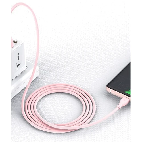 Кабель T-PHOX USB Cable to Lightning Kitty 1m Pink (T-L817 Pink) фото 8