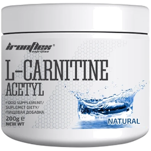 Жиросжигатель IronFlex Nutrition L-Carnitine Acetyl 200 g /80 servings/ Natural