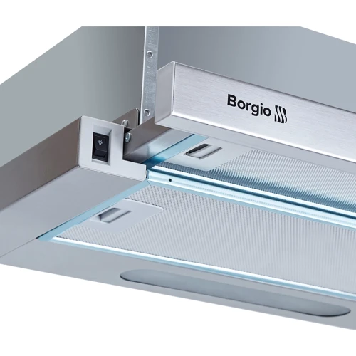 Витяжка Borgio SLIM (TR) 50 Inox: Тип монтажу Вбудований