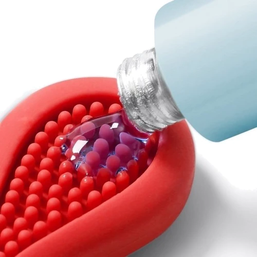 Прорезыватель для зубов BabyOno ортодонтический с погремушкой (488)