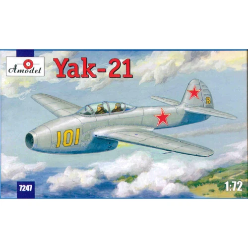 Модель Amodel Учебно-тренировочный самолет Як-21 (AMO7247)