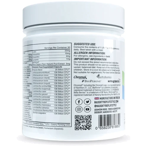 Naughty Boy Life Pac 30 packs / 30 servings: Форма выпуска Капсулы