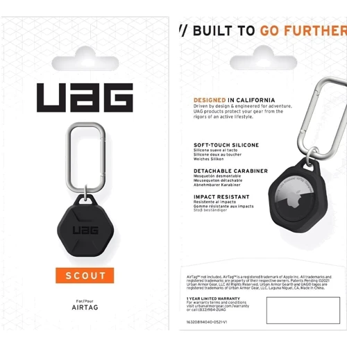 Urban Armor Gear UAG Scout Black for AirTag (163208114040) фото 5