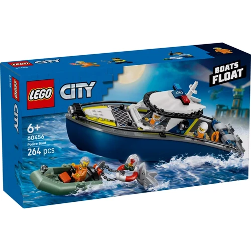 Конструктор LEGO City Преследование на полицейском катере (60456)