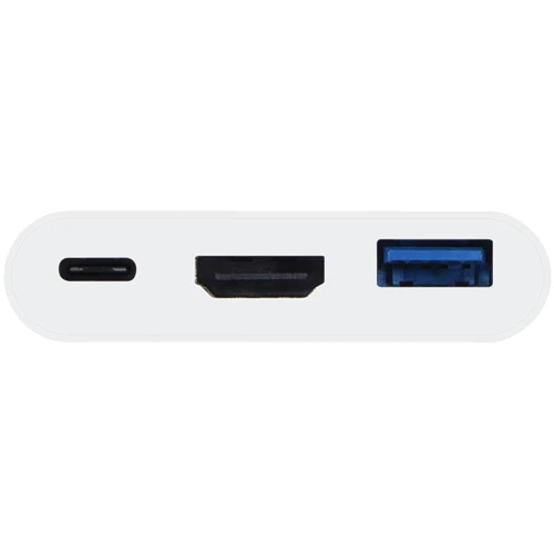 Адаптер Macally Adapter USB-C to HDMI+USB 3.0+USB-C (UCHDMI4K): Дополнительные разъемы USB-C, USB OTG, HDMI