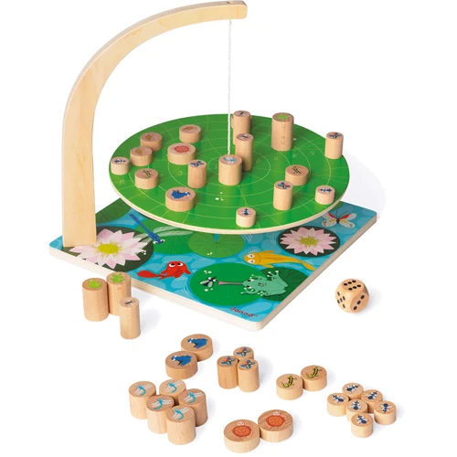 Настольная игра-балансир Janod Кувшинки (J02690): Вид обучающие