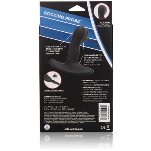 California Exotic Wireless Rocking Probe массажер простаты с дистанционным управлением, 9x2.5 см