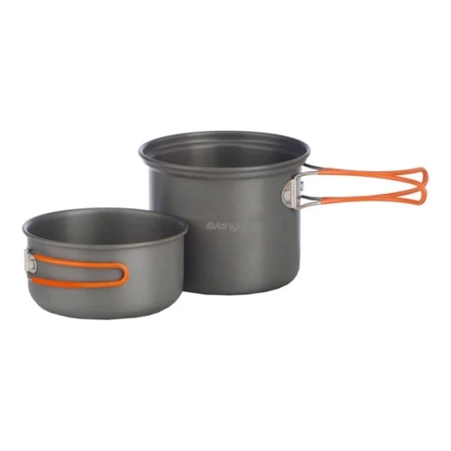 Vango Hard Anodised Cook Kit 2 Person Grey (925252)