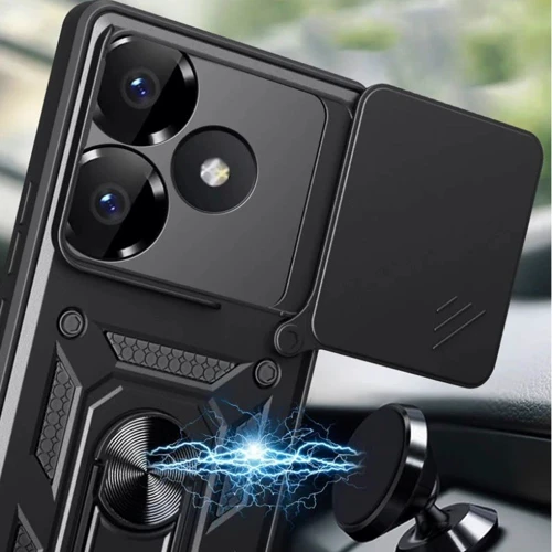 Чохол для телефона Mobile Case Camshield Serge Ring Black для Xiaomi Poco F6: Тип накладка на заднюю часть