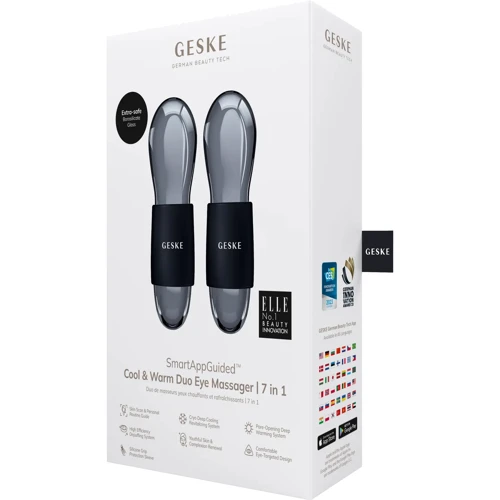 Массажер GESKE Cool&Warm Duo Eye Massager 7в1 black