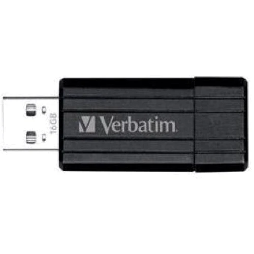 USB-флешка Verbatim 32GB PinStripe Black USB (49064)