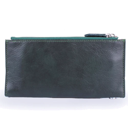 Жіночий гаманець ST Leather Accessories темно-зелений (NST420-green) фото 8