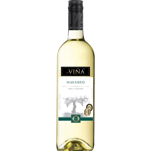 Вино Fuentevina Macabeo белое сухое 0.75 л (PLK8420209043615)