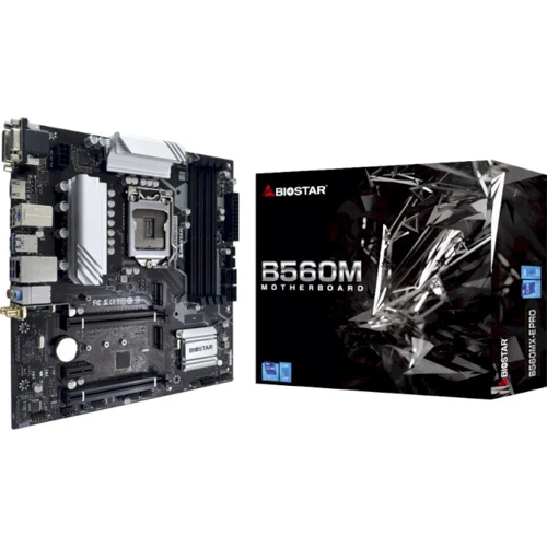 BIOSTAR B560MX-E PRO: Оперативная память 4 x DDR4 4000 МГц до 128 Гб