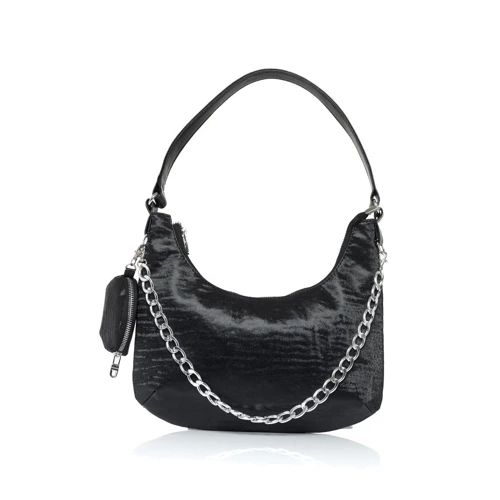 Женская сумка хобо Sambag black черная (91103072): Тип Сумки