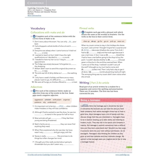 Complete First 2nd Edition: Workbook with Key with Audio CD: Обложка Мягкая