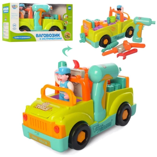Музыкальная машинка Hola Toys Грузовик с инструментами (6109)