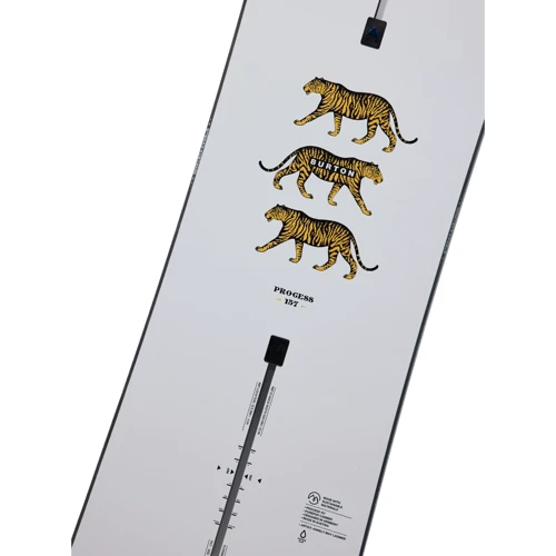 Доска для сноуборда BURTON (106921B) PROCESS 2025 WHITE/YELLO 162 см (9010510757302): Форма Twin
